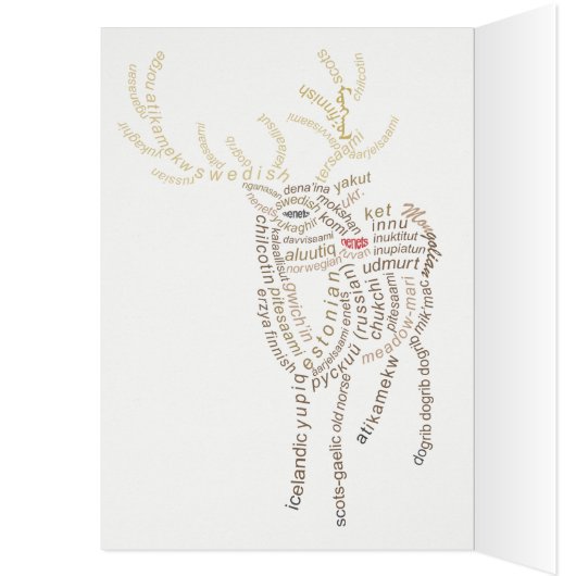 Wereld Wereld Rendier Kaart (Binnen (Links))