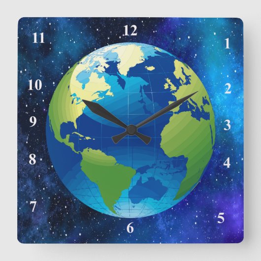 Wereld Wereldbol klok (Voorkant)