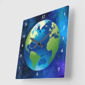Wereld Wereldbol klok (Hoek)