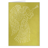 Wereld woord engel Kaart (Voorkant)