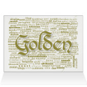 Wereld Woord Gouden Jubileum Kaart (Binnen Horizontaal (Boven))