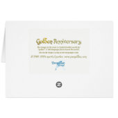 Wereld Woord Gouden Jubileum Kaart (Achterkant Horizontaal)