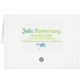 Wereld Woord Jade Jubileum Kaart (Achterkant Horizontaal)
