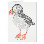 Wereld woord papegaaiduiker Kaart (Voorkant)