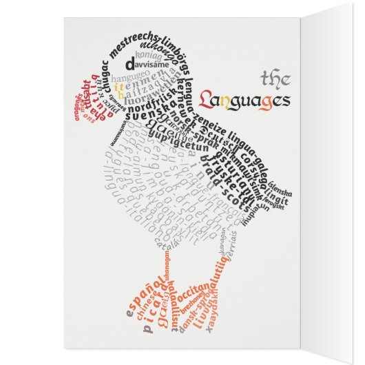 Wereld woord papegaaiduiker Kaart (Binnen (Links))