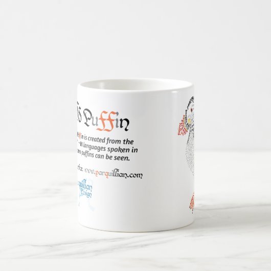 Wereld woord papegaaiduiker Mok (Center)