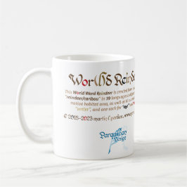 Wereld Woord Rendier Mok