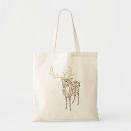 Wereld Woord Rendier Tote Bag