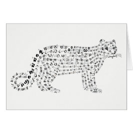 Wereld woord sneeuw luipaard Kaart