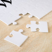 Wereld woord sneeuw luipaard puzzel legpuzzel (Zijkant)