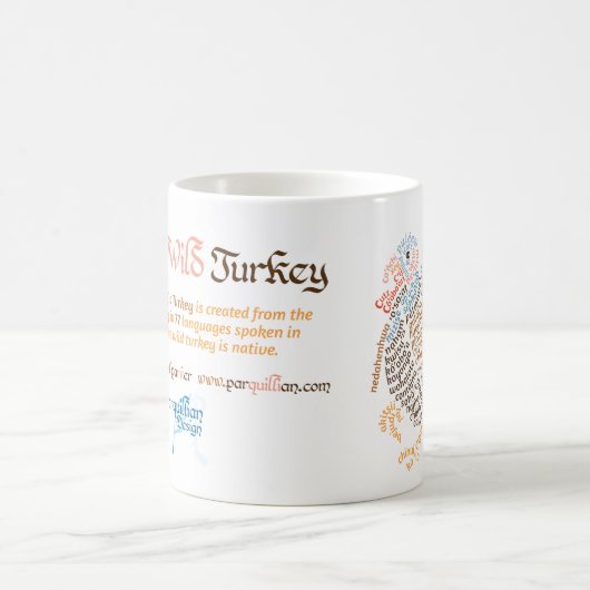 Wereld Woord Wild Turkije Mok (Center)