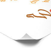 Wereld Woord Wild Turkije Poster (Hoek)