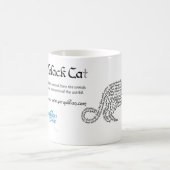 Wereld Woord Zwarte Kat Mok (Center)