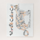 Wereld Woord Zwarte Kat Puzzel (Verticaal)