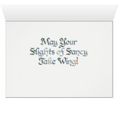 Wereld Word Blue Heron Kaart (Binnen Horizontaal (Onder))