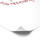 Wereld Word Roos Poster (Hoek)