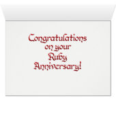 Wereld Word Ruby Jubileum Kaart (Binnen Horizontaal (Onder))