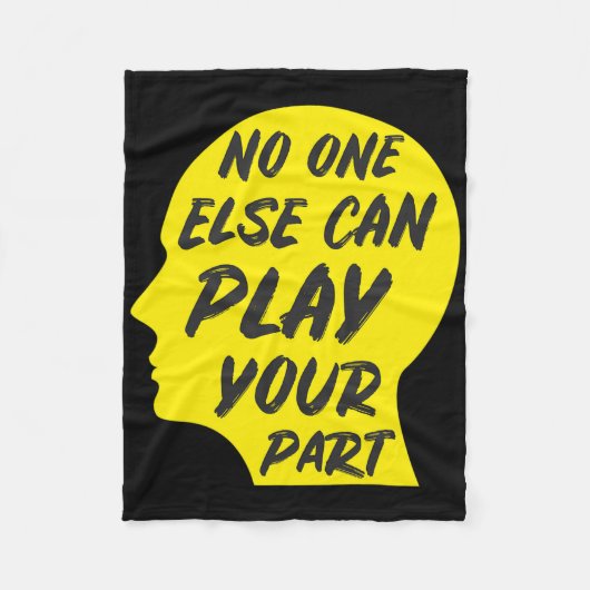 Wereld Zelfmoord Preventie Bewustzijn Dag Geel 1 Fleece Deken (Voorkant)