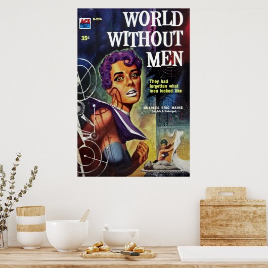 Wereld zonder Mannen Poster (Keuken)