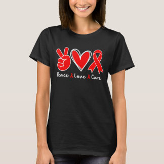 WereldAIDS Dag Bewustheid Kostuum Vredesliefhebber T-shirt