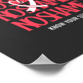 Wereldaids-dag kent je status poster (Hoek)