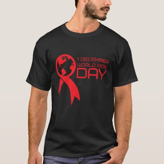 Wereldaidsdag | HIV-bewustzijn T-shirt (Voorkant)