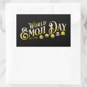 Wereldaidsdag Rechthoekige Sticker (Tas)