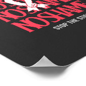 Wereldaidsdag stoppen stigma poster (Hoek)