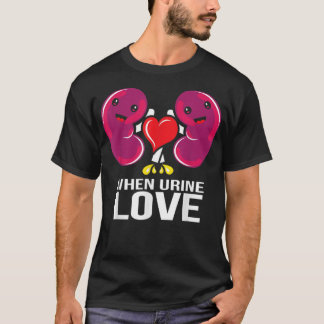 Wereldaidsdag wanneer de urine-liefdesziekte ziek t-shirt