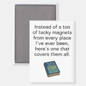 Wereldatlas koelkastmagneet magneet (Voorkant / Achterkant)