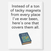 Wereldatlas koelkastmagneet magneet (Voorkant)