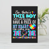 Wereldautisme Shirt Autisme Save The Date (Staand voorkant)