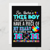 Wereldautisme Shirt Autisme Save The Date (Voorkant / Achterkant)