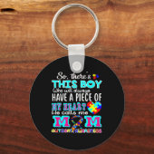 Wereldautisme Shirt Autisme Sleutelhanger (Voorkant)