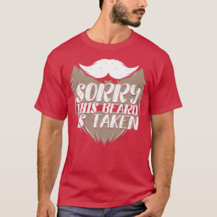 Wereldbaarddag grappige reuzenbaard en mosterd t-shirt