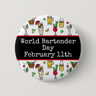 Wereldbarmendag is 24 februari ronde button 5,7 cm