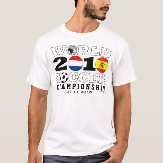 Wereldbeker 2010 finals Nederland Spanje T-Shirt 1 (Voorkant)