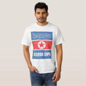 Wereldbeker 2010 over DPR Korea Football T-shirt (Voorkant volledig)