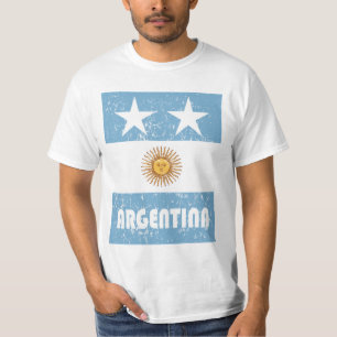 Wereldbeker 2010 over het Argentijnse Football T-shirt