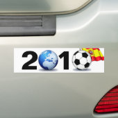 Wereldbeker 2010 - Spanje Bumpersticker (Op auto)