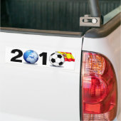 Wereldbeker 2010 - Spanje Bumpersticker (Op Truck)