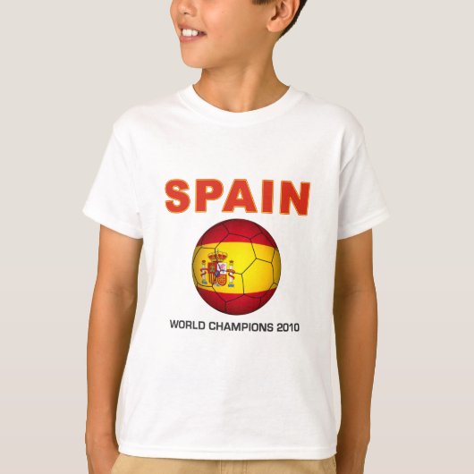 Wereldbeker 2010 Spanje Champion Zuid-Afrika T-shirt (Voorkant)