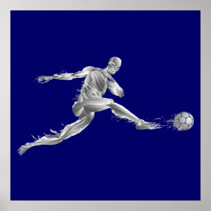 Wereldbeker 2014: cadeau futebol futbol, doel poster