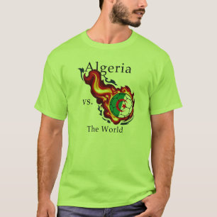 Wereldbeker - Algerije versus het Wereldkampioensc T-shirt