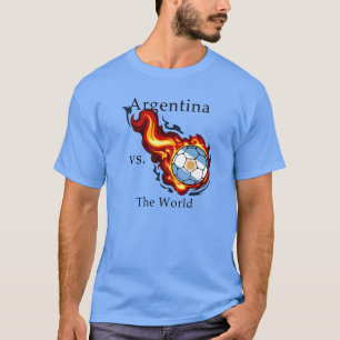 Wereldbeker - Argentinië vs. de World Flaming Ball T-shirt