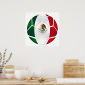 Wereldbeker Brazilië 2014 Mexicaans nationaal team Poster (Keuken)