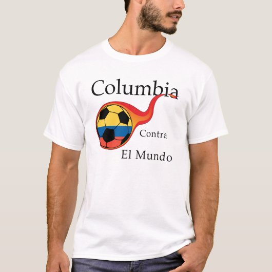 Wereldbeker - Columbia vs. het WK T-shirt (Voorkant)