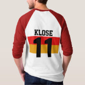 Wereldbeker Duitsland #11 Klose T-Shirt Beide kant (Achterkant)