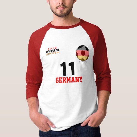 Wereldbeker Duitsland #11 Klose T-Shirt Beide kant (Voorkant)