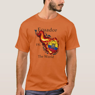 Wereldbeker - Ecuador versus de wereld T-shirt